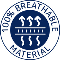100% Breathable material