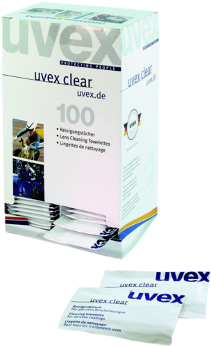 UVEX Lens cleaning towelettes