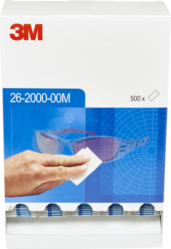 3M Cleaning Towelette, dispenser with 500 pcs.
